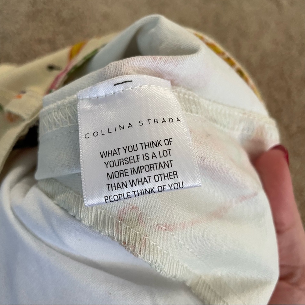 Collina Strada Chason Pant in Chef’s Kiss Vegetable Print Size XS NWT - Picture 6 of 15